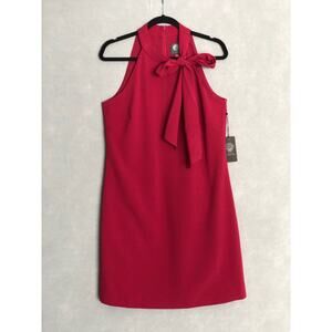 Vince Camuto Red Halter Midi Dress